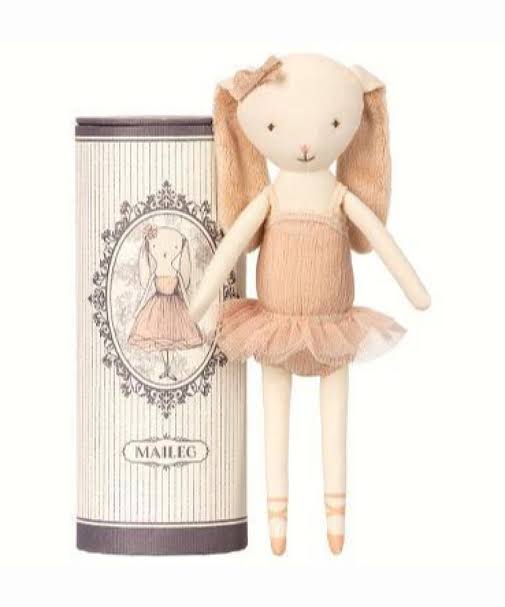 MAILEG Ballerina Bunny in Tube KIDS (5+ Yrs) - Zabecca Living