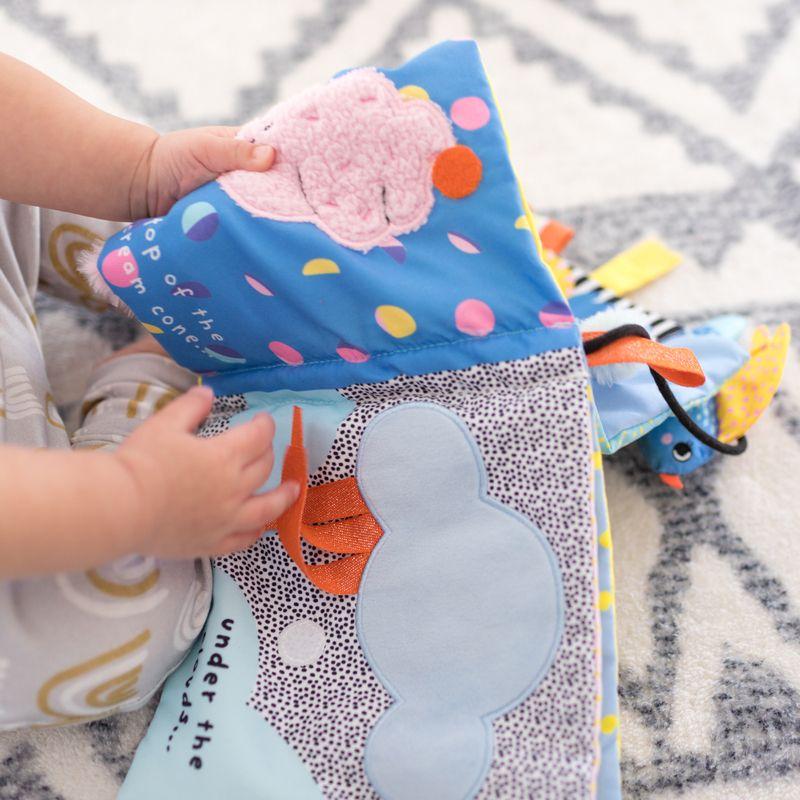 MANHATTAN Flutter By Birdie Soft Book BABY (0-12 Mths) - Zabecca Living