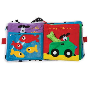 MANHATTAN Where's The Bone? Fabric Book BABY (0-12 Mths) - Zabecca Living