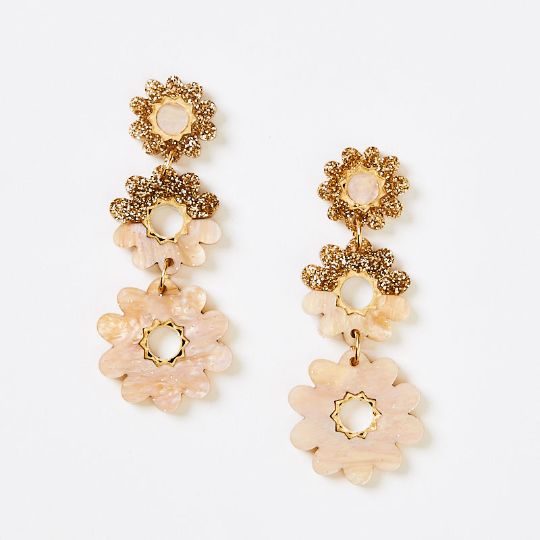 MARTHA JEAN Meadow Earrings - Gold Earrings - Zabecca Living
