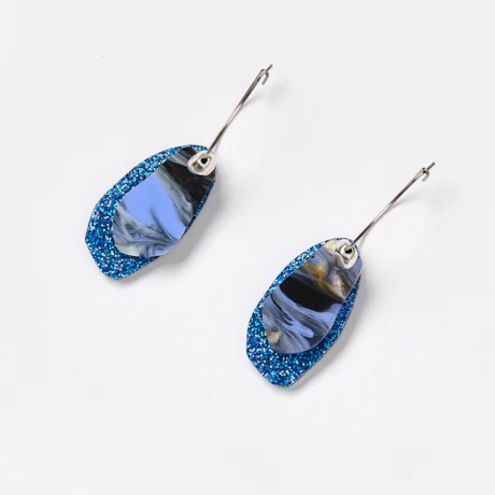 MARTHA JEAN Pebble Earrings - Bluebird Earrings - Zabecca Living