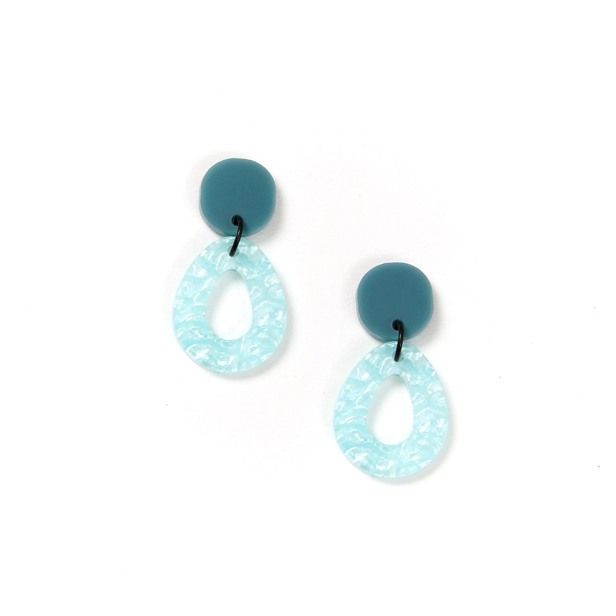 MARTHA JEAN Tempest Earrings - Mint Earrings - Zabecca Living