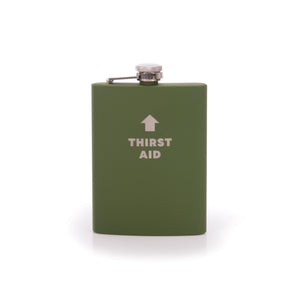 MAVERICK Thirst Aid Hip Flask DRINKWARE Green - Zabecca Living