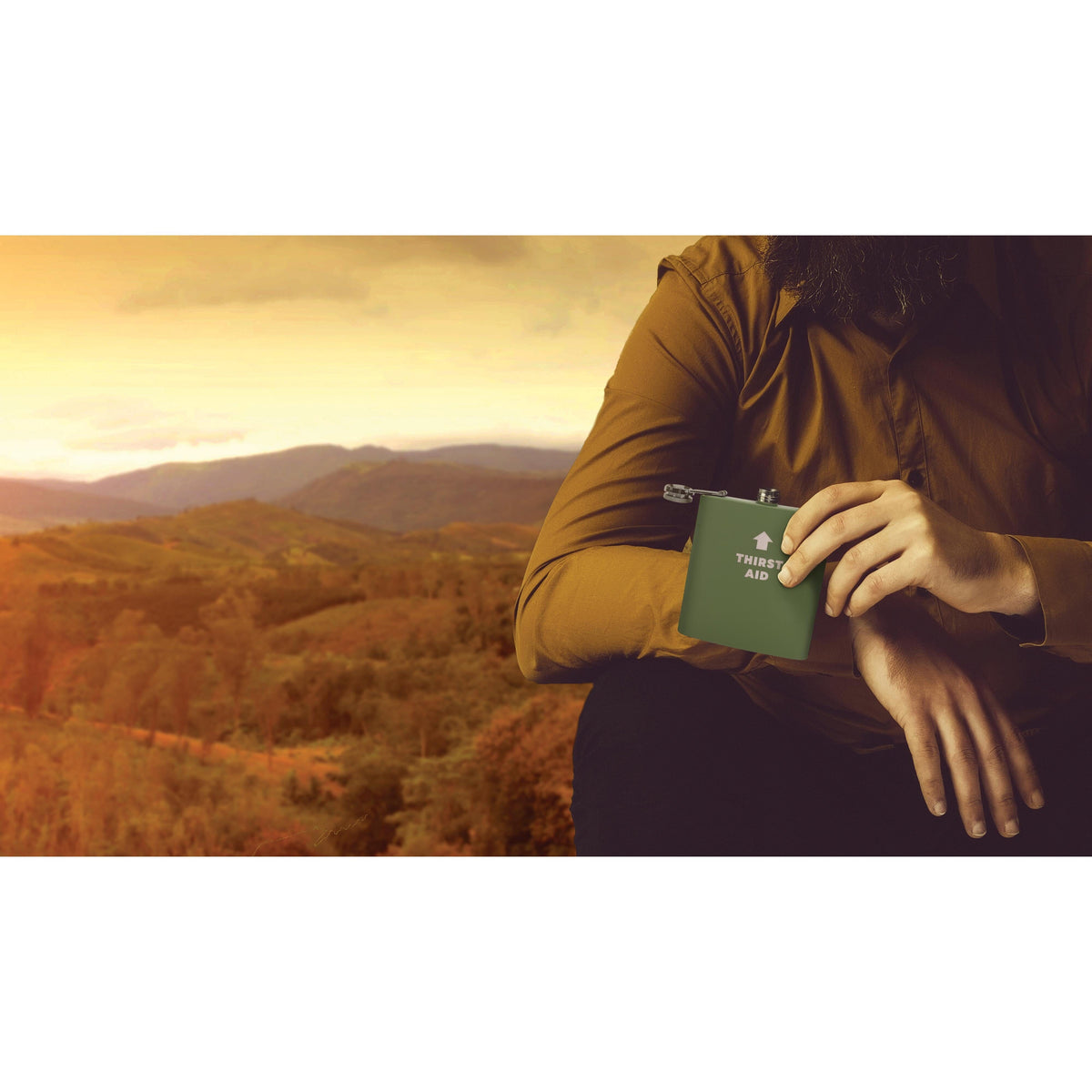 MAVERICK Thirst Aid Hip Flask DRINKWARE - Zabecca Living