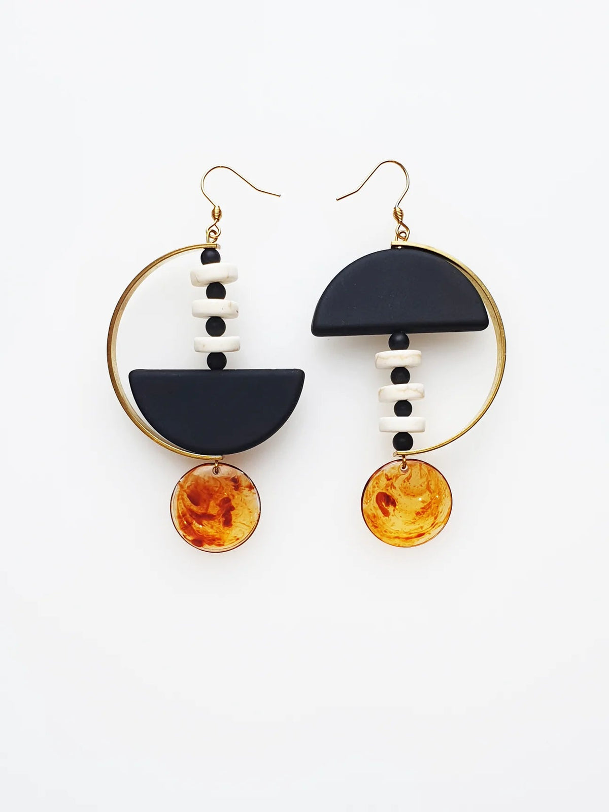 MIDDLE CHILD Monument Earrings - Black Earrings - Zabecca Living