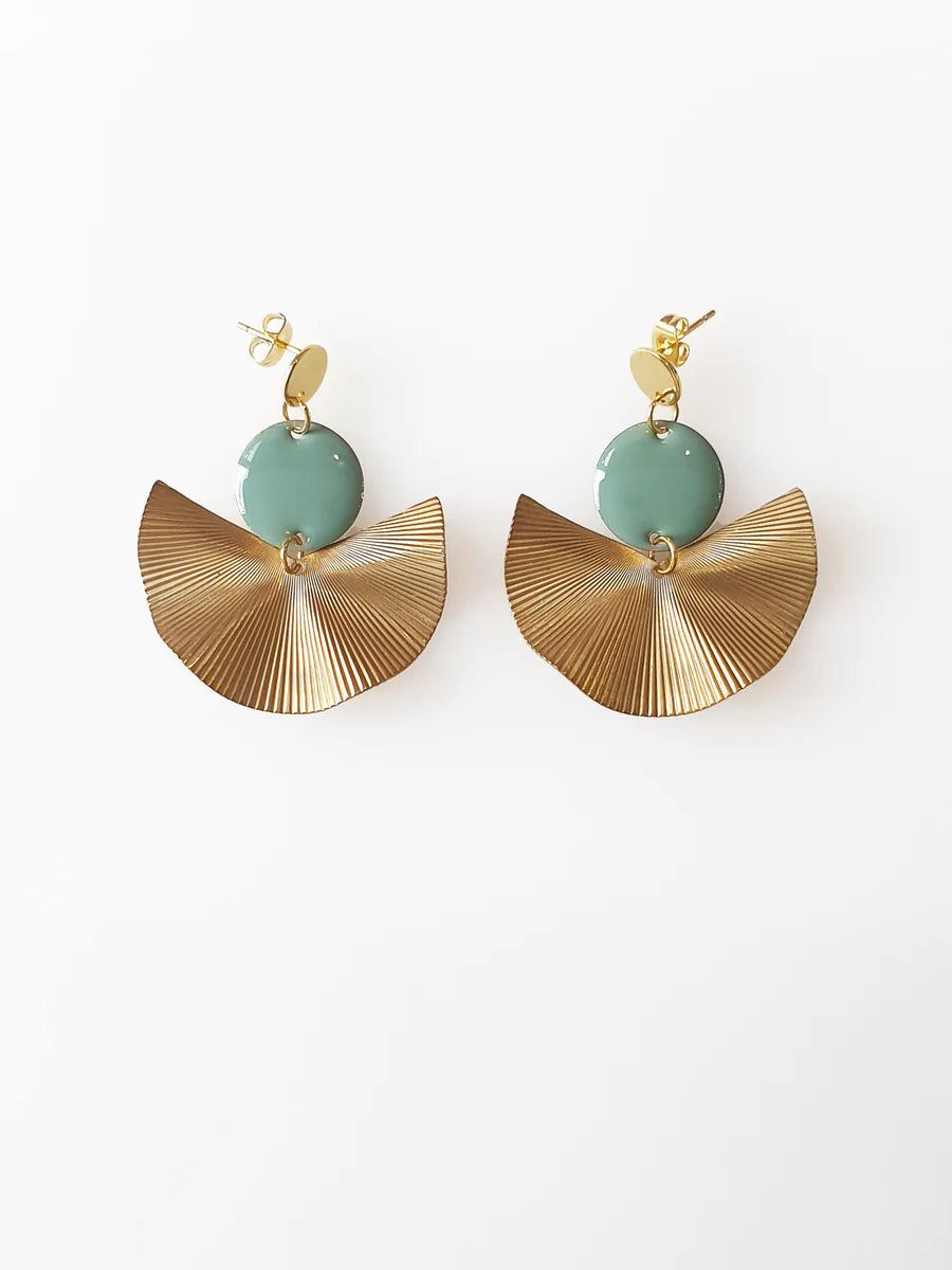 MIDDLE CHILD Munroe Earrings - Duck Egg Earrings - Zabecca Living