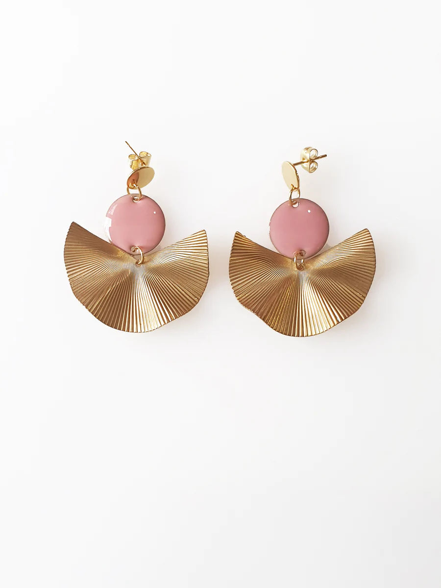 MIDDLE CHILD Munroe Earrings - Pink Earrings - Zabecca Living