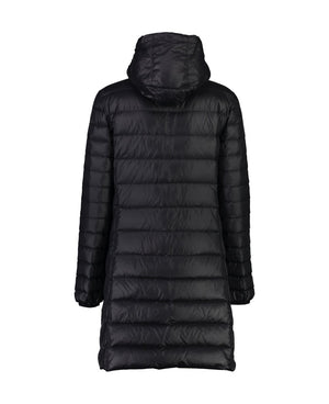 MOKE Arnie Reversible Down Coat - Wetlook Black Tobacco Jackets + Coats - Zabecca Living