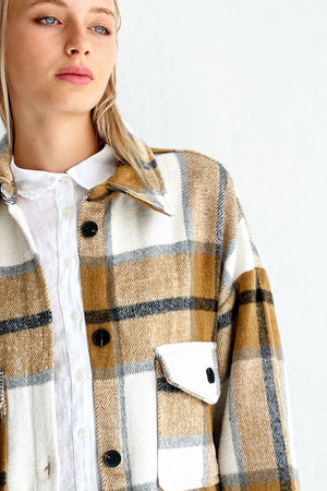 MOSK MELBOURNE Aberdeen Jacket - Caramel Jackets + Coats - Zabecca Living