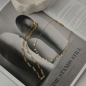 MURKANI Anchor Choker - 18KT Gold Plate Necklace - Zabecca Living