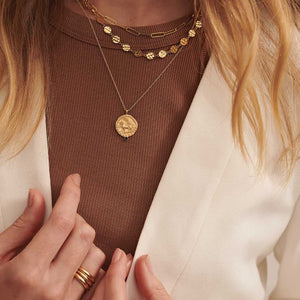 MURKANI Courage Necklace - 18KT Gold Plate Necklace - Zabecca Living