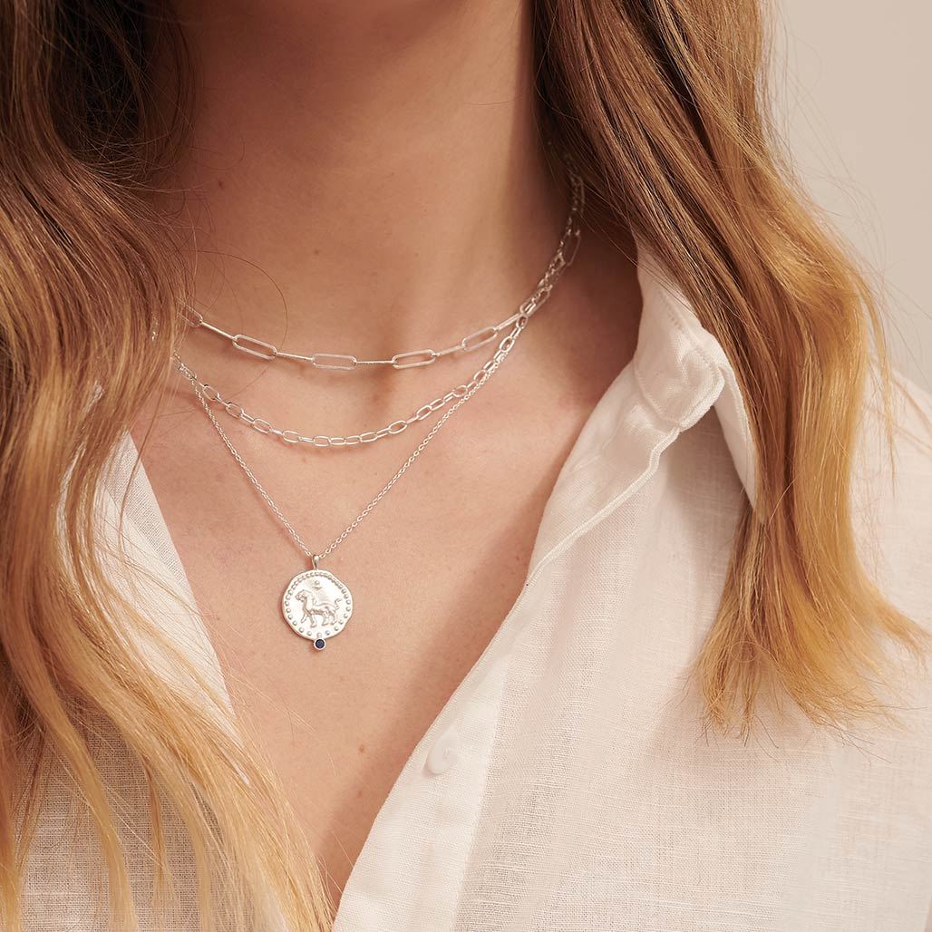 MURKANI Courage Necklace - Sterling Silver Necklace - Zabecca Living