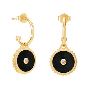 MURKANI Halcyon Equilibrium Earrings - 18KT Gold Plate Earrings - Zabecca Living