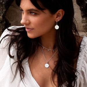 MURKANI Halcyon Pendant Necklace - Sterling Silver Necklace - Zabecca Living