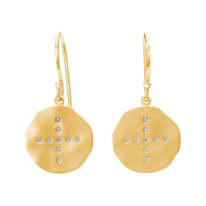 MURKANI Halcyon Small Earrings - 18KT Gold Plate Earrings - Zabecca Living