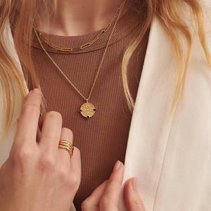 MURKANI Renewal Necklace - 18KT Gold Plate Necklace - Zabecca Living