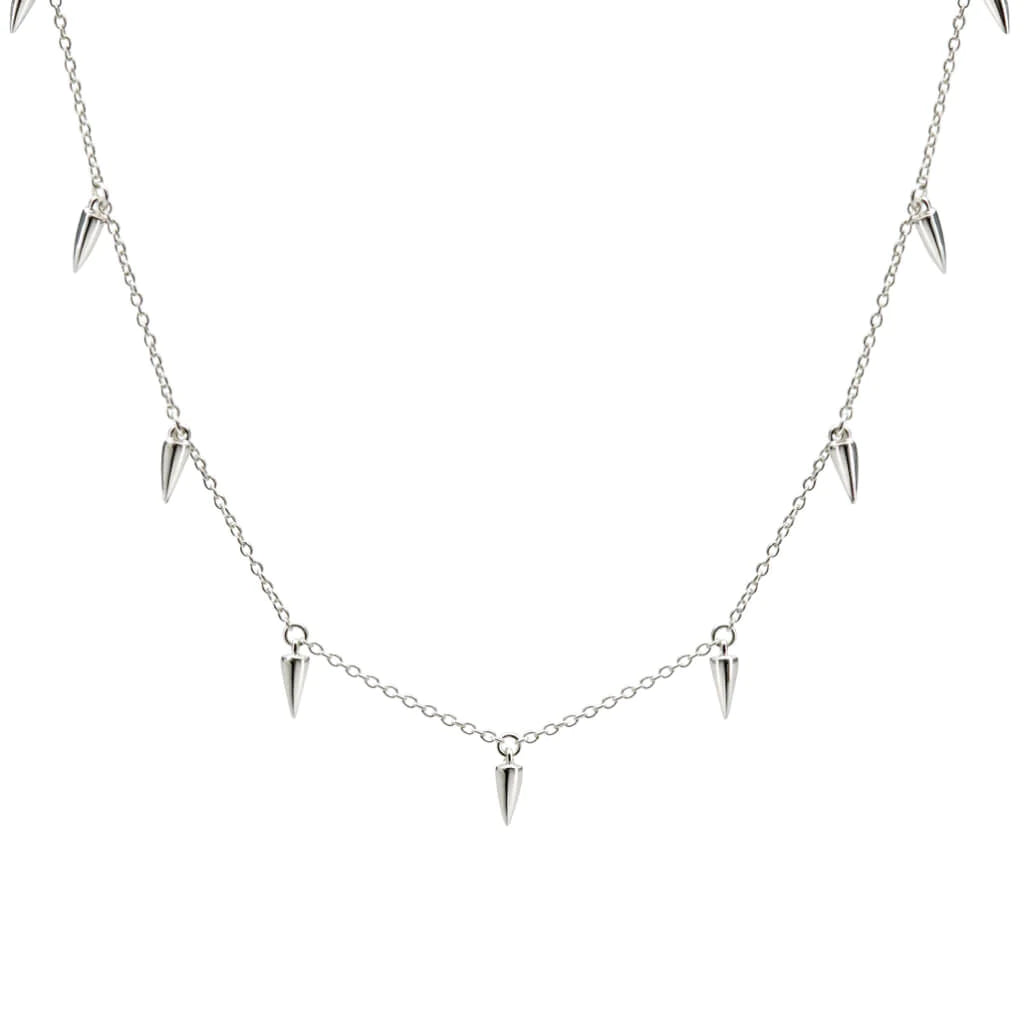 MURKANI Sahara Dagger Choker - Sterling Silver Necklace - Zabecca Living