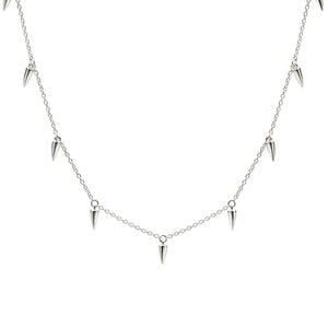 MURKANI Sahara Dagger Choker - Sterling Silver Necklace - Zabecca Living