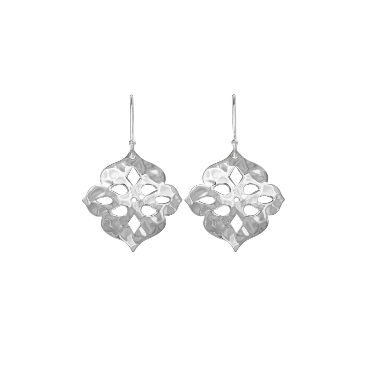 MURKANI Thai Princess Drop Earrings - Sterling Silver Earrings - Zabecca Living