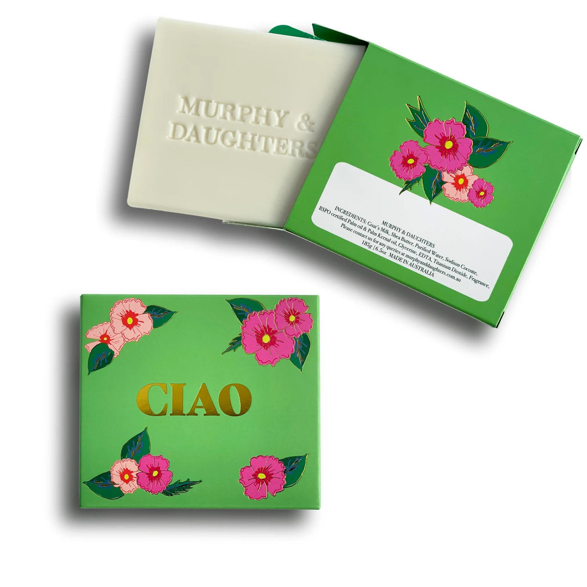 MURPHY & DAUGHTERS Message on Soap Ciao - Cucumber SOAP - Zabecca Living