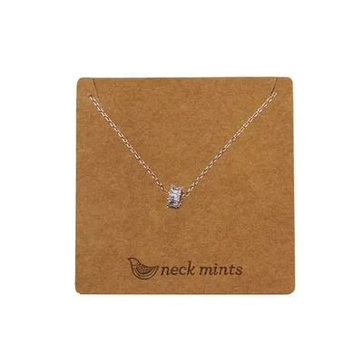 NECK MINT Cubic Barrel Pendant Necklace necklace - Zabecca Living