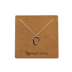 NECK MINT Organic Open Oval Necklace necklace - Zabecca Living