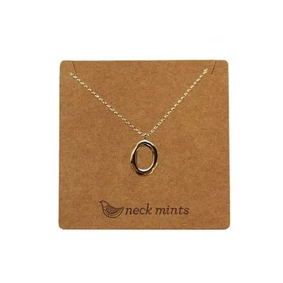 NECK MINT Organic Open Oval Necklace necklace - Zabecca Living