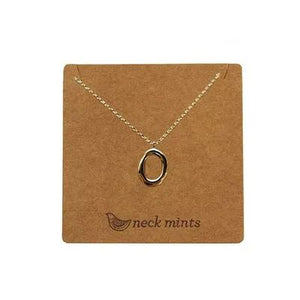 NECK MINT Organic Open Oval Necklace necklace - Zabecca Living