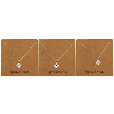 NECK MINTS Four Pearl Pendant Necklace Necklace - Zabecca Living