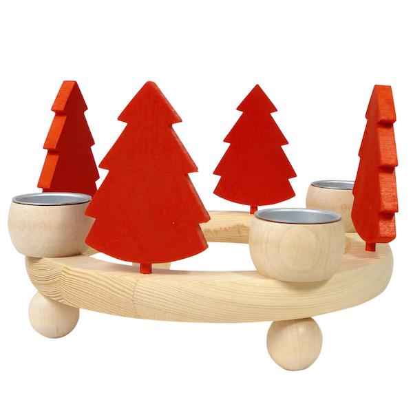 NORDIC DESIGN Tea Light Candle Wreath FESTIVE DECORATIONS - Zabecca Living