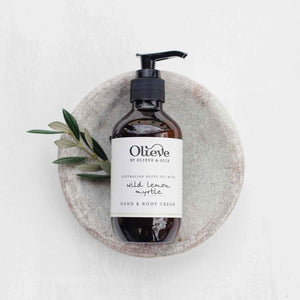 OLIEVE & OLIE Hand and Body Cream - 200ml BODY CREAM WILD LEMON MYRTLE - Zabecca Living