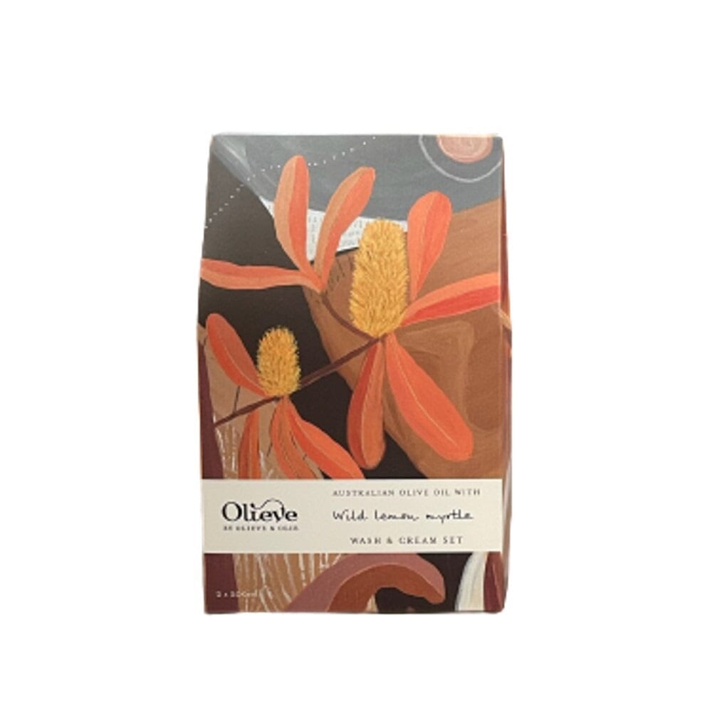 OLIEVE & OLIE Limited Edition Wash & Cream Twin Set - Wild Lemon Myrtle GIFT PACK - Zabecca Living