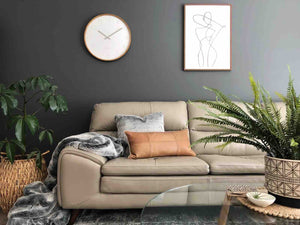 ONE SIX EIGHT LONDON Freya Silent Wall Clock 35cms - White CLOCK - Zabecca Living