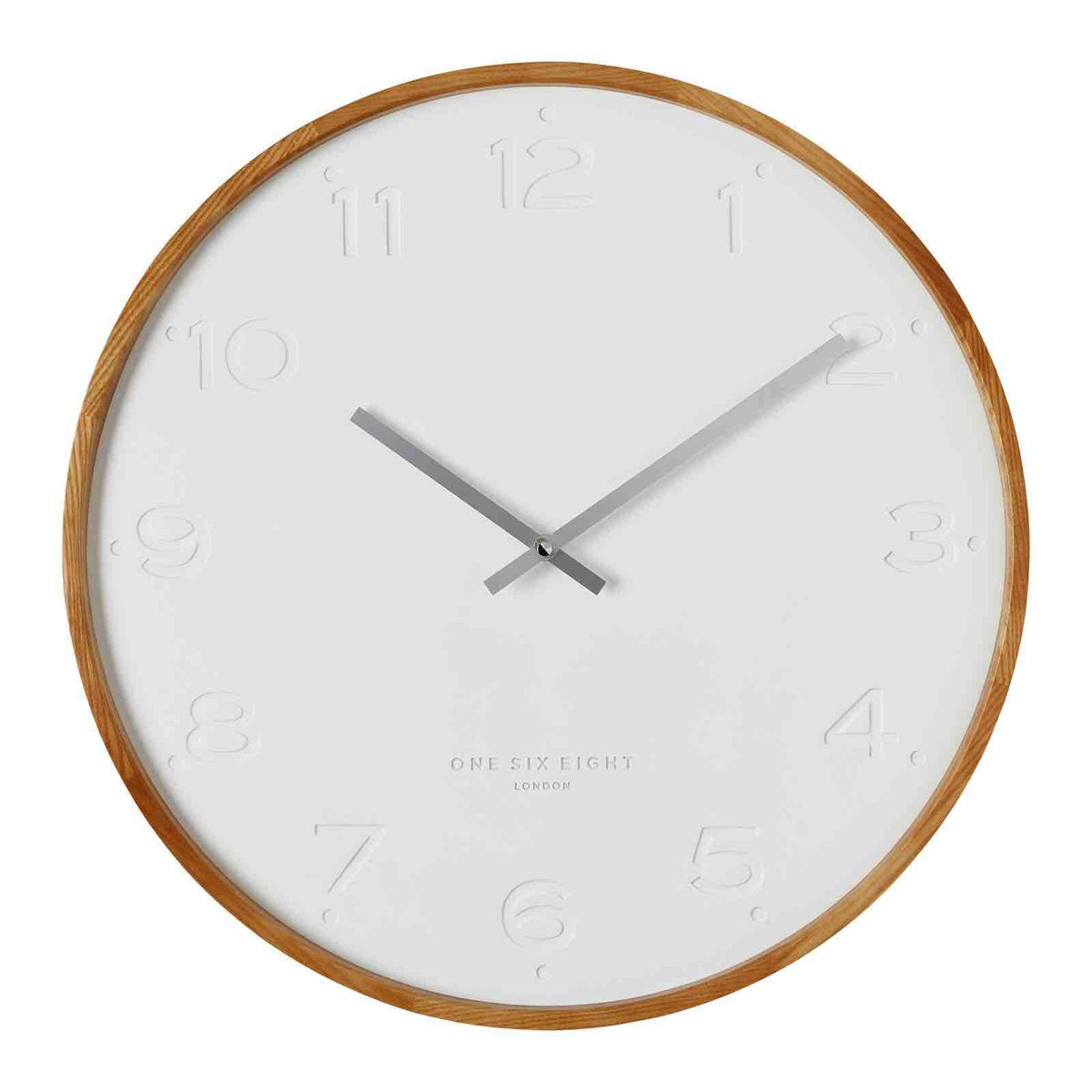 ONE SIX EIGHT LONDON Freya Silent Wall Clock 35cms - White CLOCK - Zabecca Living