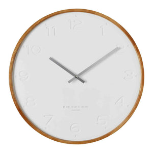 ONE SIX EIGHT LONDON Freya Silent Wall Clock 35cms - White CLOCK - Zabecca Living