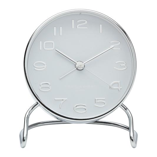 ONE SIX EIGHT LONDON Isabelle Silent Alarm Clock - White CLOCK - Zabecca Living