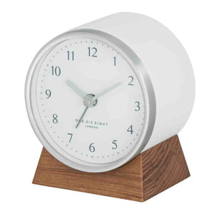 ONE SIX EIGHT LONDON Nina Silent Alarm Clock - White CLOCK - Zabecca Living