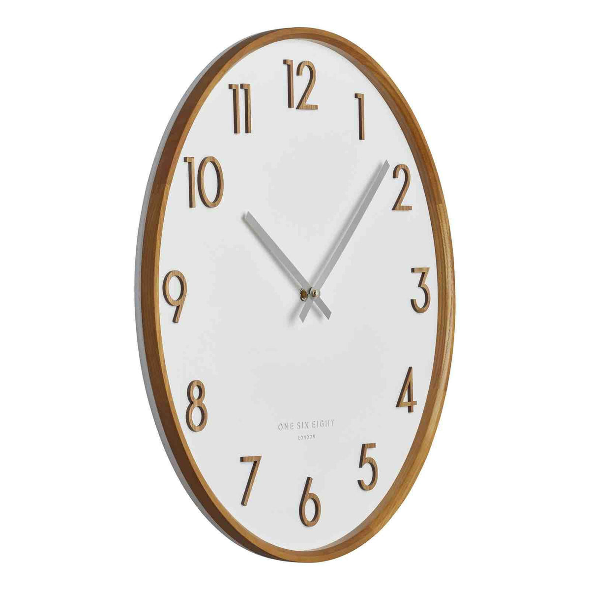 ONE SIX EIGHT LONDON Scarlett Silent Wall Clock 35cm - White CLOCK - Zabecca Living