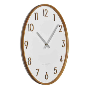 ONE SIX EIGHT LONDON Scarlett Silent Wall Clock 35cm - White CLOCK - Zabecca Living