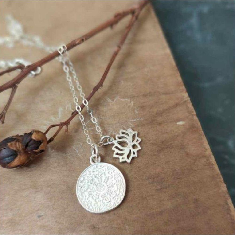 PAIRD Buddha Coin Protection Necklace Necklace - Zabecca Living