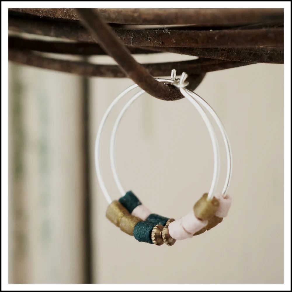 PAIRD Celebration Hoops - Silver Earrings - Zabecca Living