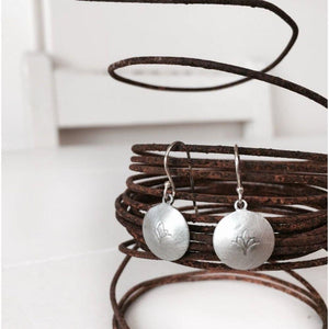 PAIRD Convex Single Flower Earrings Earrings - Zabecca Living