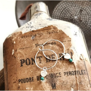 PAIRD Full Heart Hoops Earrings - Zabecca Living