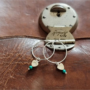 PAIRD Full Heart Hoops Earrings - Zabecca Living