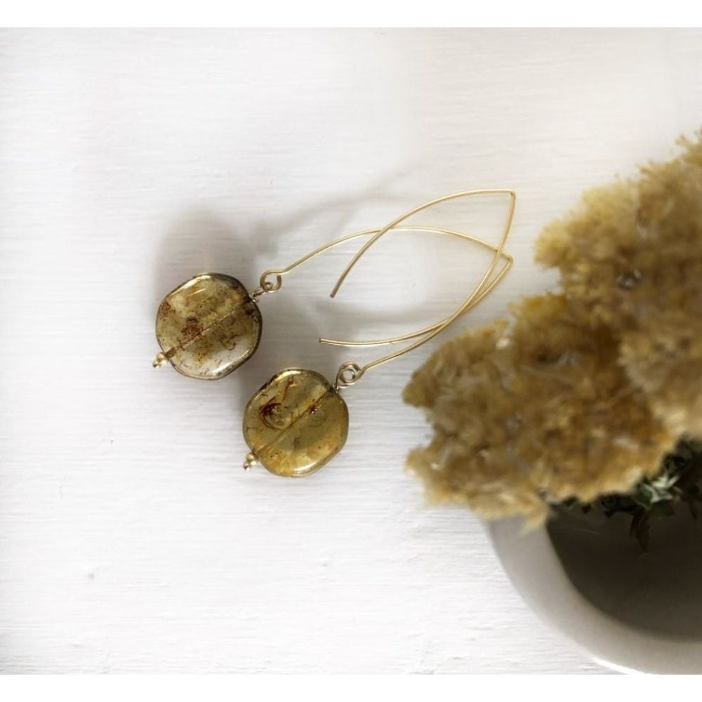 PAIRD Hand Blown Glass Pins Earrings - Zabecca Living
