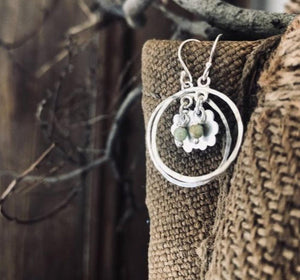 PAIRD Hoop & Flower Chandelier Earring Earrings - Zabecca Living