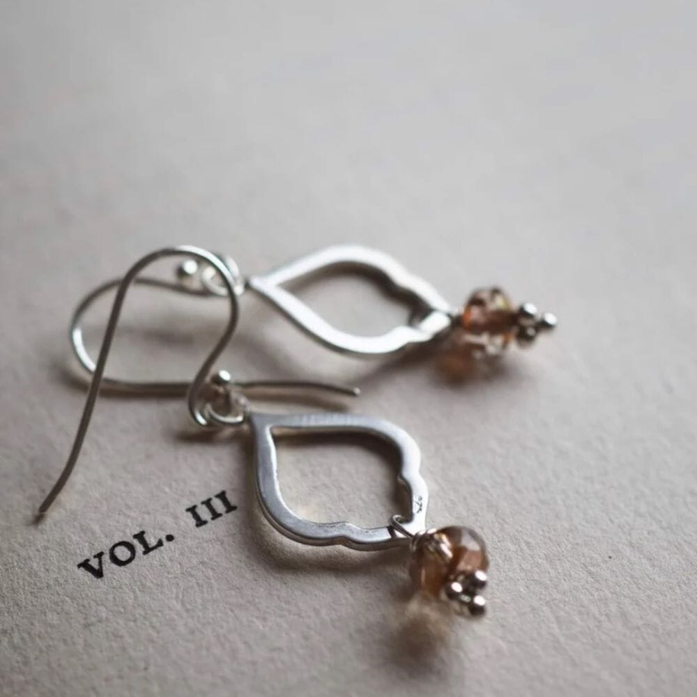 PAIRD Kazbah Spirit Standard Earwire Earrings - Silver Earrings - Zabecca Living