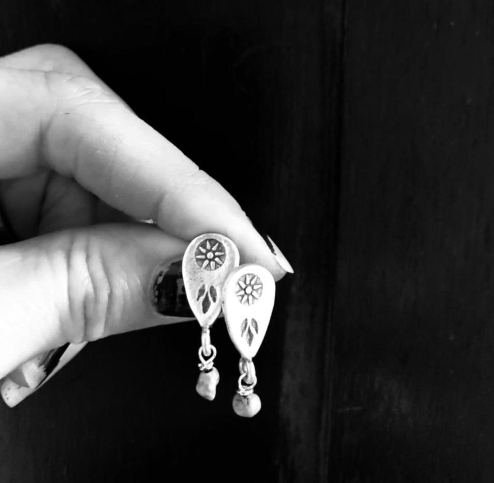 PAIRD Meadow Print Studs Earrings - Zabecca Living