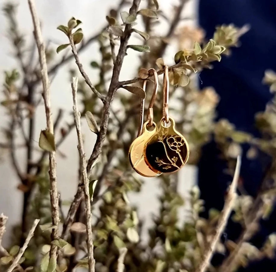 PAIRD Peace Poppy Earrings Earrings - Zabecca Living