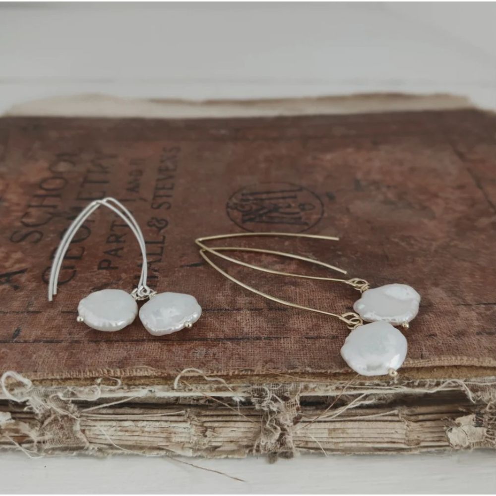 PAIRD Reef Pearl Pins - Gold Earrings - Zabecca Living